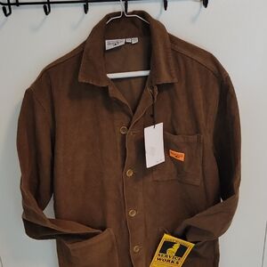 Service Works Brown Corduroy Work Jacket - Unbranded